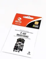 Red Fox Studio Quick Set RFSQS-32080 3D přístrojové panely 1/32 pro F-6D Mustang — obrázek 2