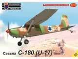 Krabice plastikové stavebnice Kovozávody Prostějov 1/72 Cessna C-180 (U-17) Israel