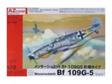 Krabice plastikové stavebnice AZ Model AZ7445 Messerschmitt Bf 109G-5 Early v měřítku 1/72