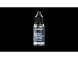 Lahvička metalické barvy Vallejo True Metallic Metal 77180 obsidiánově černá Airbrush 18 ml