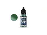 Lahvička akrylové metalické barvy Vallejo True Metallic Metal 77134 Dusken Green Base 18 ml — obrázek 2