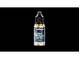 Lahvička metalické barvy Vallejo True Metallic Metal 77117 světlé tajemné zlato 18 ml