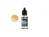Lahvička metalické barvy Vallejo True Metallic Metal 77117 světlé tajemné zlato 18 ml — obrázek 2