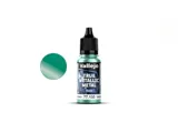 Lahvička metalické akrylové barvy Vallejo True Metallic Metal 77133 Beetle Green Base 18 ml — obrázek 2