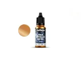 Lahvička akrylové metalické barvy Vallejo True Metallic Metal 77123 Imperial Gold Base 18 ml — obrázek 2