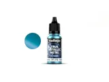 Lahvička metalické barvy Vallejo True Metallic Metal 77172 tyrkysová Hydra Airbrush 18 ml — obrázek 2