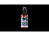 Lahvička metalické akrylové barvy Vallejo True Metallic Metal 77126 Ruby Red Base 18 ml