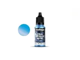 Lahvička metalické akrylové barvy Vallejo True Metallic Metal 77111 safírově modrá světlá 18 ml — obrázek 2
