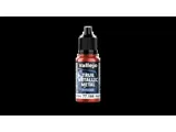Lahvička metalické barvy Vallejo True Metallic Metal 77166 Ruby Red Airbrush 18 ml