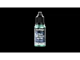 Lahvička metalické barvy Vallejo True Metallic Metal 77173 broučí zelená airbrush 18 ml