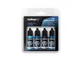 Sada čtyř lahviček Vallejo True Metallic Metal 77256 safírově modrá (Sapphire Blue) — obrázek 2