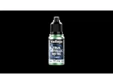 Lahvička metalické barvy Vallejo True Metallic Metal 77114 tlumená zelená světlá 18 ml