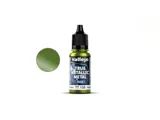 Lahvička akrylové metalické barvy Vallejo True Metallic Metal 77135 Amber Green Base 18 ml — obrázek 2