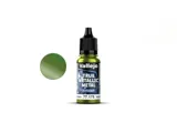 Lahvička barvy Vallejo True Metallic Metal 77175 Amber Green Airbrush 18 ml — obrázek 2