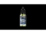 Lahvička akrylové metalické barvy Vallejo True Metallic Metal 77115 Amber Green Light 18 ml