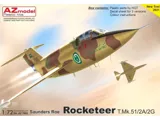 Krabice plastikové stavebnice AZ Model 1/72 Rocketeer T.Mk.51/2A/2G, britský letoun SR-53