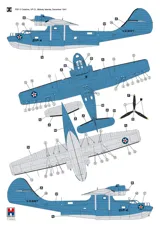 Krabice stavebnice Hobby 2000 H2K72083 Consolidated PBY-3 Catalina v měřítku 1/72 — obrázek 3