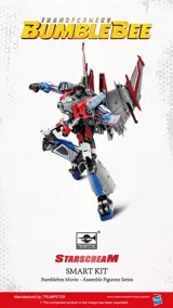 Stavebnice Trumpeter Transformers Smart Kit TF-6 Cybertron Starscream, robotická figurka 130 mm — obrázek 3