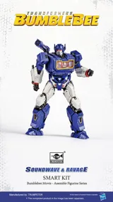 Stavebnice Trumpeter Transformers Smart Kit TF-6 Soundwave & Ravage SK05 s podstavcem — obrázek 3