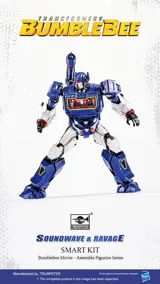 Stavebnice Trumpeter Transformers Smart Kit TF-6 Soundwave & Ravage SK05 s podstavcem — obrázek 2