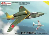 Krabice plastikové stavebnice AZ Model 1/72 Heinkel He 162C Salamander AZ7835