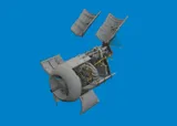 Sada Eduard Brassin 6481102 Fw 190A-6 motor a trupové zbraně 1/48, díly z 3D tisku — obrázek 4