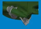 Eduard Brassin PRINT chladiče P-40E 1/48, 3D tištěné díly pro stavebnici Eduard