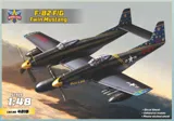 Krabice plastikové stavebnice ModelSvit 4818 F-82F/G Twin Mustang v měřítku 1/48