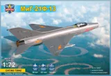 Krabice plastikové stavebnice ModelSvit 1/72 MiG-21F-13 nadzvukový stíhací letoun