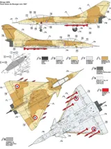Krabice plastikové stavebnice ModelSvit MSVIT72053 Mirage 4000 v měřítku 1/72 — obrázek 3