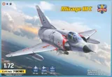 Krabice plastikové stavebnice ModelSvit 1/72 Mirage IIIC, přepadový stíhač