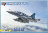 Plastiková stavebnice ModelSvit 72075 Mirage 2000D se střelou SCALP-EG v měřítku 1/72