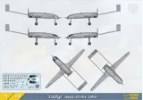 Stavebnice ModelSvit 1/72 An-196 Liutyi, plastikový model úderného dronu — obrázek 11