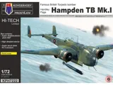 Krabice stavebnice Kovozávody Prostějov KPH7222 Handley Page Hampden TB Mk.I 1/72 Hi-Tech