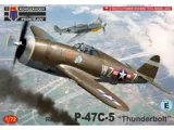 Plastiková stavebnice Kovozávody Prostějov KPM0513 Republic P-47C-5 Thunderbolt v měřítku 1/72