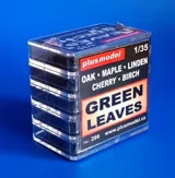 Sada zeleného listí Plus Model 286 v měřítku 1/35, laserem řezané listy pěti dřevin