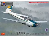 Plastiková stavebnice Kovozávody Prostějov KPM0522 SAAB Safir 1/72 v civilních službách
