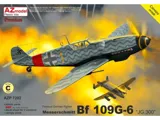 Krabice plastikové stavebnice AZ Model AZP7202 Messerschmitt Bf 109G-6 JG 300 v měřítku 1/72