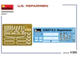 Krabice figurkové sady MiniArt 1/35 U.S. Repairmen se čtyřmi americkými opraváři — obrázek 2
