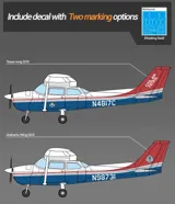 Krabice stavebnice Academy 12367 Cessna 172 Sky Hawk Civil Air Patrol v měřítku 1:48 — obrázek 4
