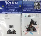 Barevný leptaný přístrojový panel Yahu Models YMA3206 Hurricane Mk.II v měřítku 1/32 — obrázek 2