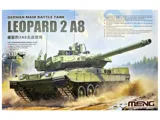 Krabice stavebnice Meng TS-057 Leopard 2A8 v měřítku 1/35, německý hlavní bojový tank — obrázek 2