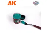 Kelímek akrylové texturovací pasty AK Interactive AK1223 Wargame Terrains Emerald Sphere 100 ml — obrázek 2