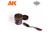 Kelímek akrylové texturové pasty AK Interactive Wargame Terrains AK1225 tmavá zem 100 ml — obrázek 2