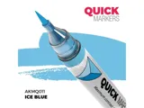 Marker s kontrastní barvou AK Quick Marker AKMQ011 ledově modrá (Ice Blue) pro miniatury