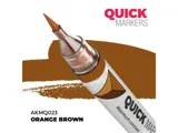 Marker s kontrastní barvou AK Interactive Quick Marker AKMQ023 oranžově hnědá (Orange Brown)