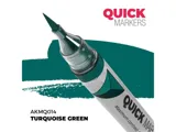 Marker s kontrastní barvou AK Quick Marker AKMQ014 tyrkysově zelená (Turquoise Green)