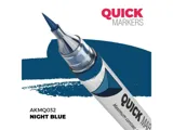 Marker s kontrastní barvou AK Quick Marker AKMQ032 noční modrá (Night Blue)