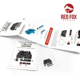 Red Fox Studio Quick Set 3D přístrojové panely 1/32 P-38L-5-LO Lightning pro Trumpeter — obrázek 3