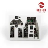 Sada 3D přístrojových panelů Red Fox Studio RFSQS-32013 pro F-4G Phantom II 1/32 — obrázek 4